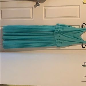 Turquoise dress